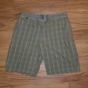 The North Face plaid Bermuda shorts size 12